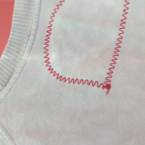 California vintage tie dye embroidered Malibu beachy sweatshirt XL - Picture 3 of 5